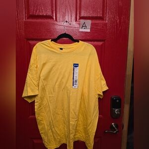 Gildan Men's Bright Yellow Short Sleeve Tee